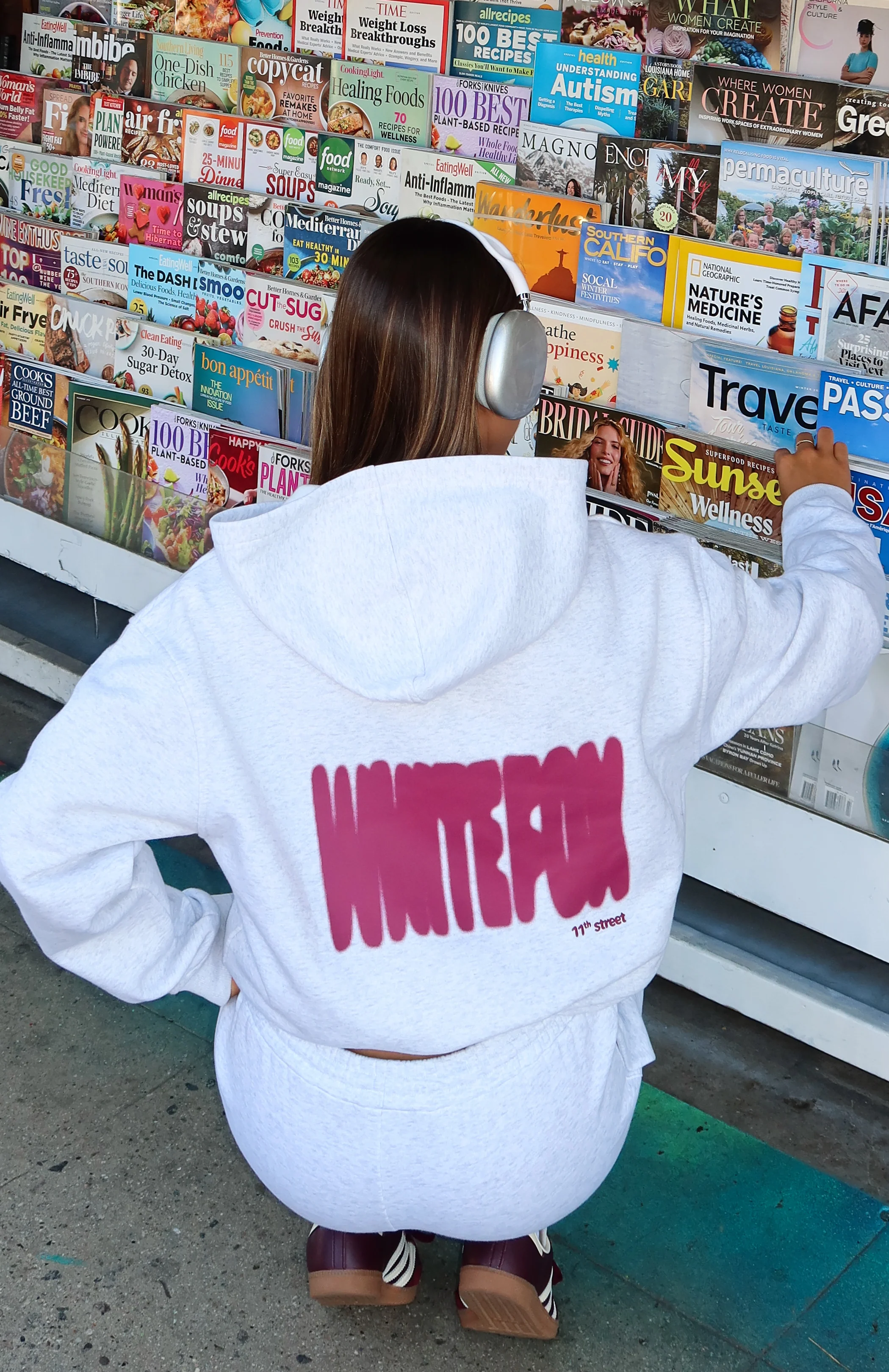 11th Street New York Or Nowhere Oversized Hoodie Berry Blast - Image 7