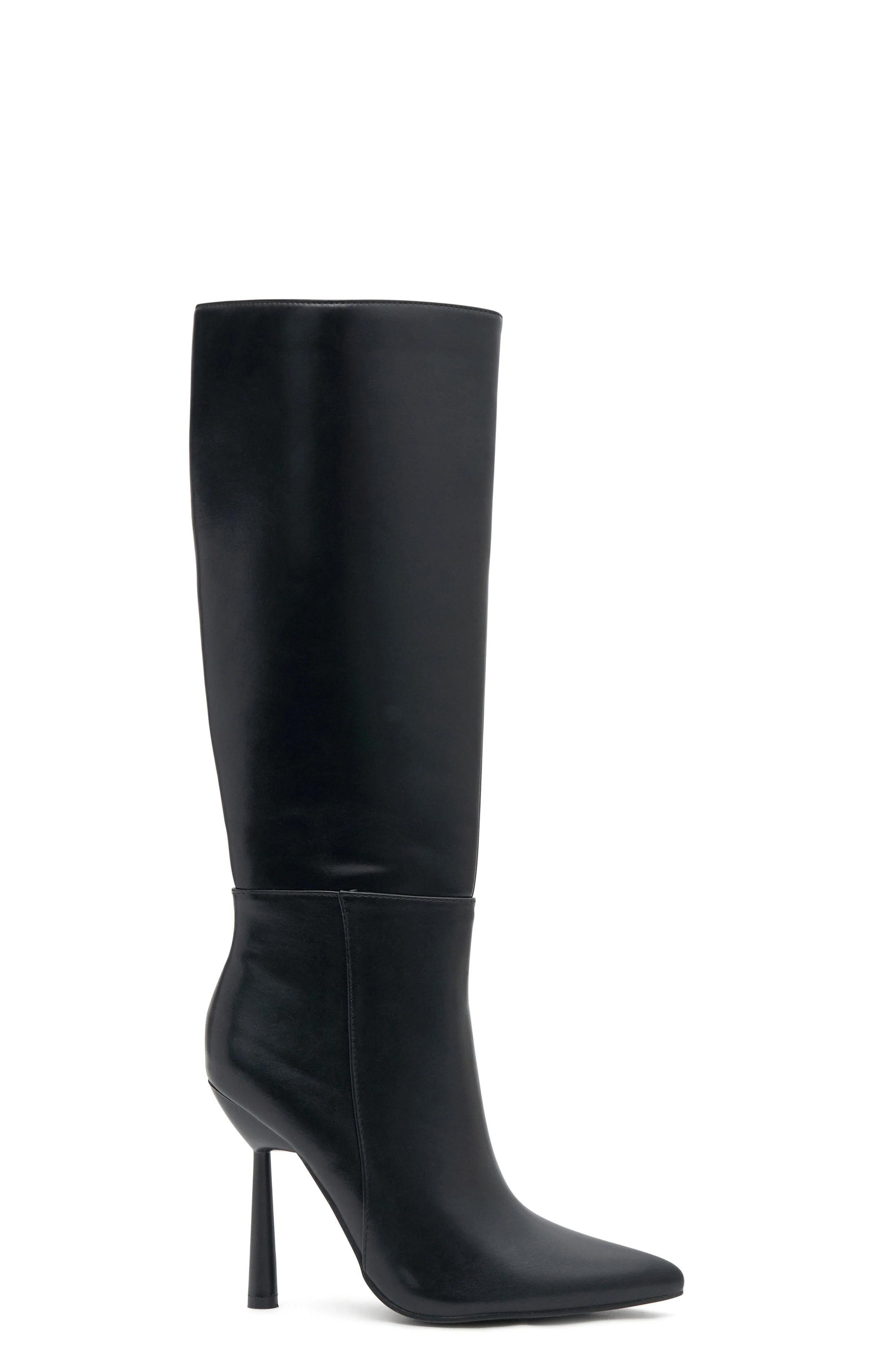 Amelia Knee High Boots Black Smooth - Image 3