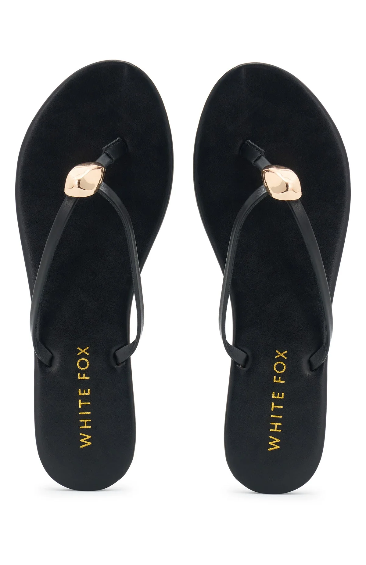 Colt Thong Sandals Black PU - Image 4