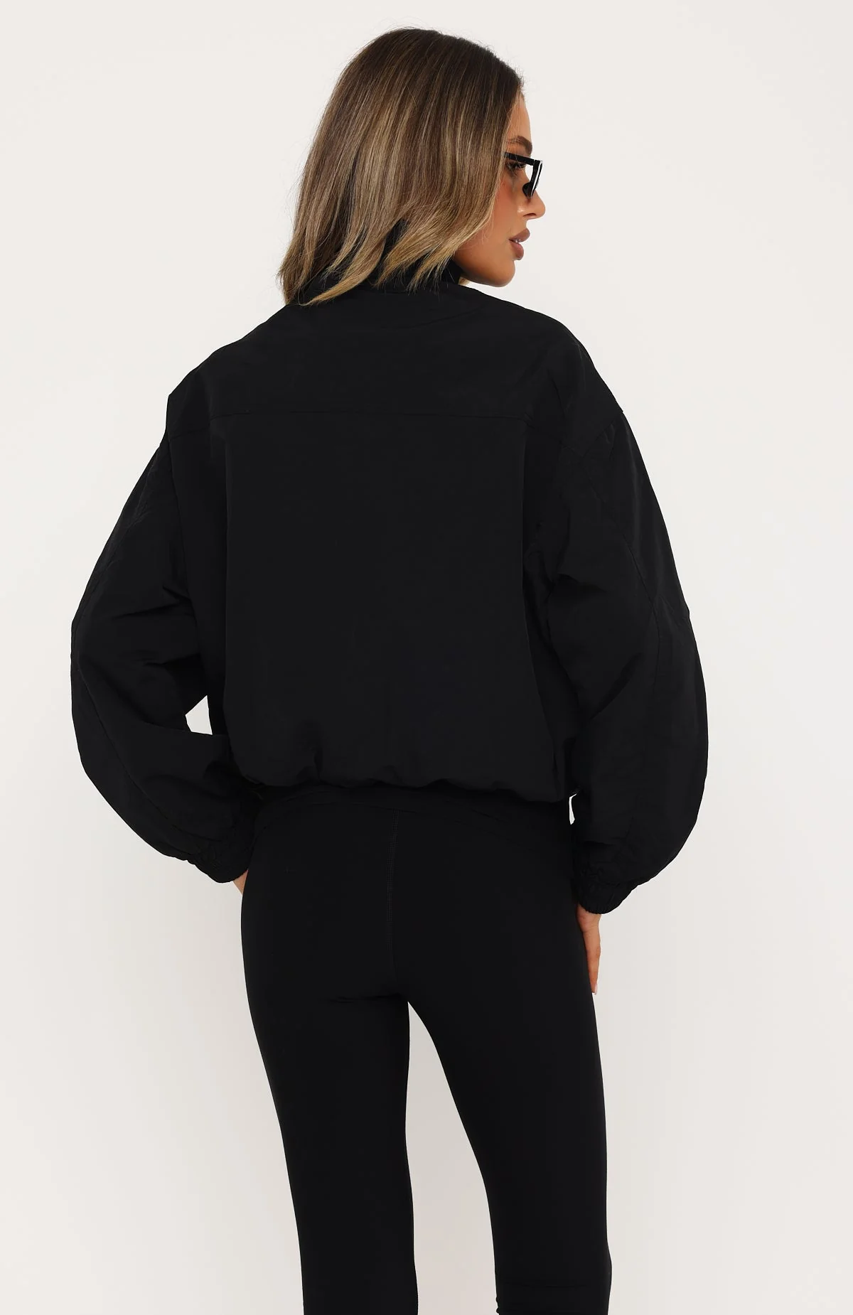 Cool Vibe Funnel Neck Jacket Black - Image 5