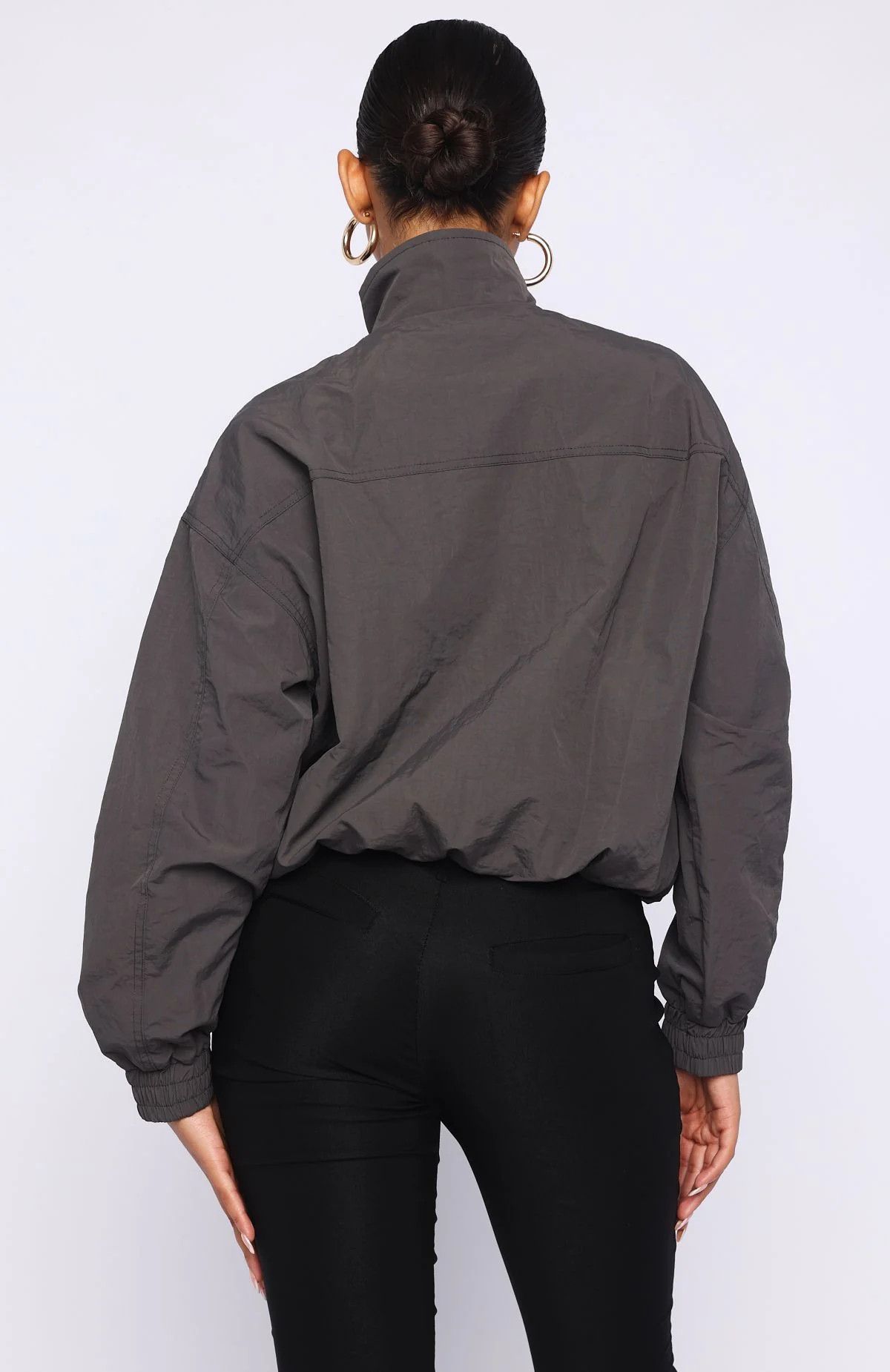 Cool Vibe Funnel Neck Jacket Steel - Image 5