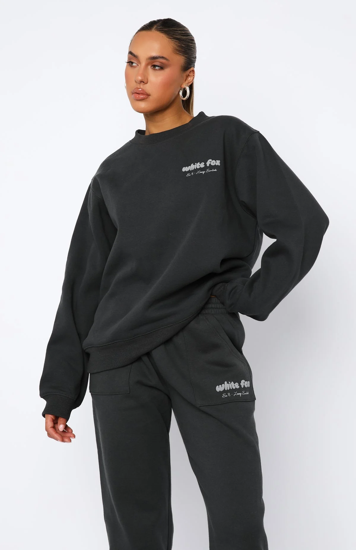Era 8 Oversized Sweater Fossil - Image 2