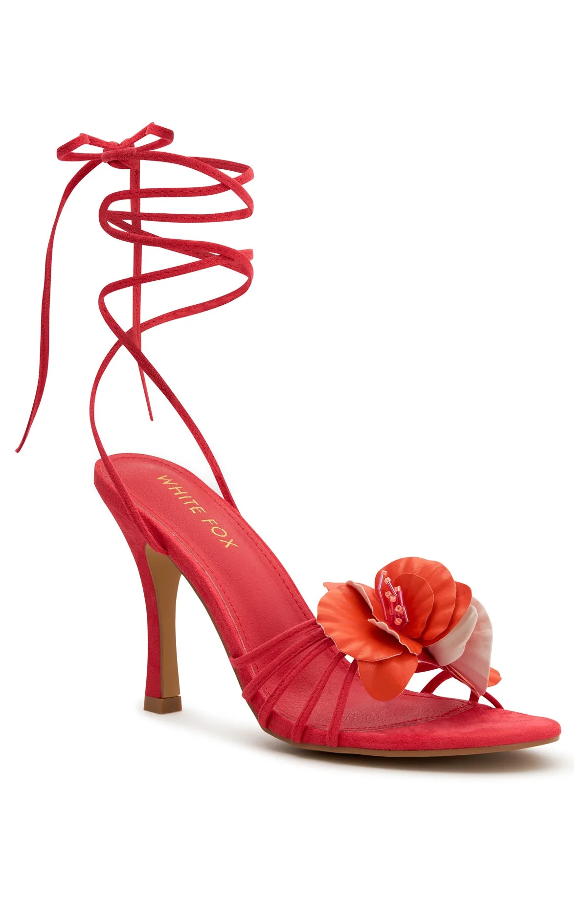 Erina Wrap Heels Raspberry - Image 3