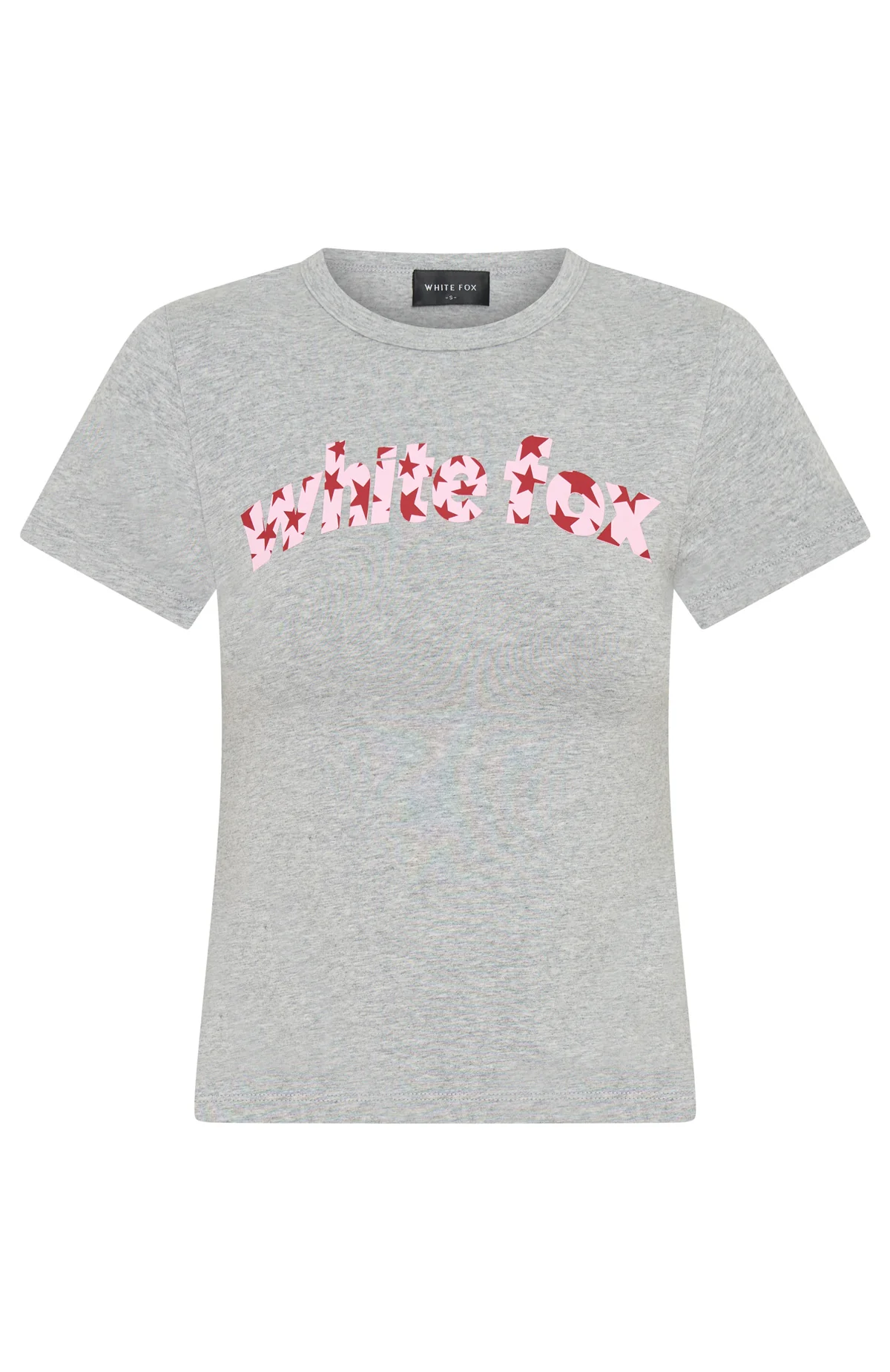 From The Archives Jaxx Baby Tee Dark Grey Marle - Image 5