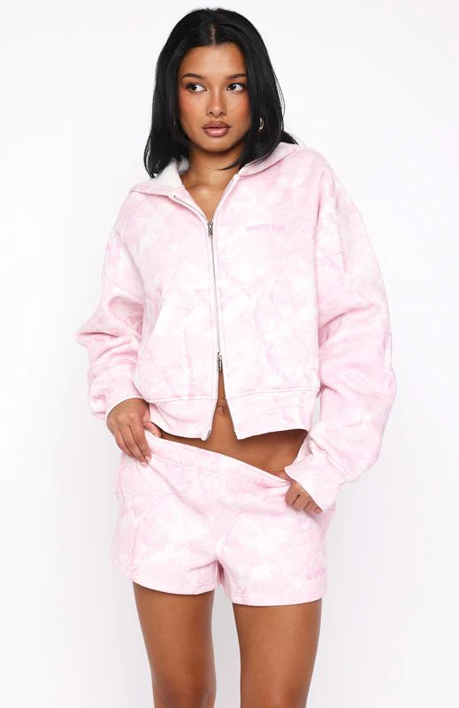 Hiding Away Lounge Shorts Pink Camo - Image 2