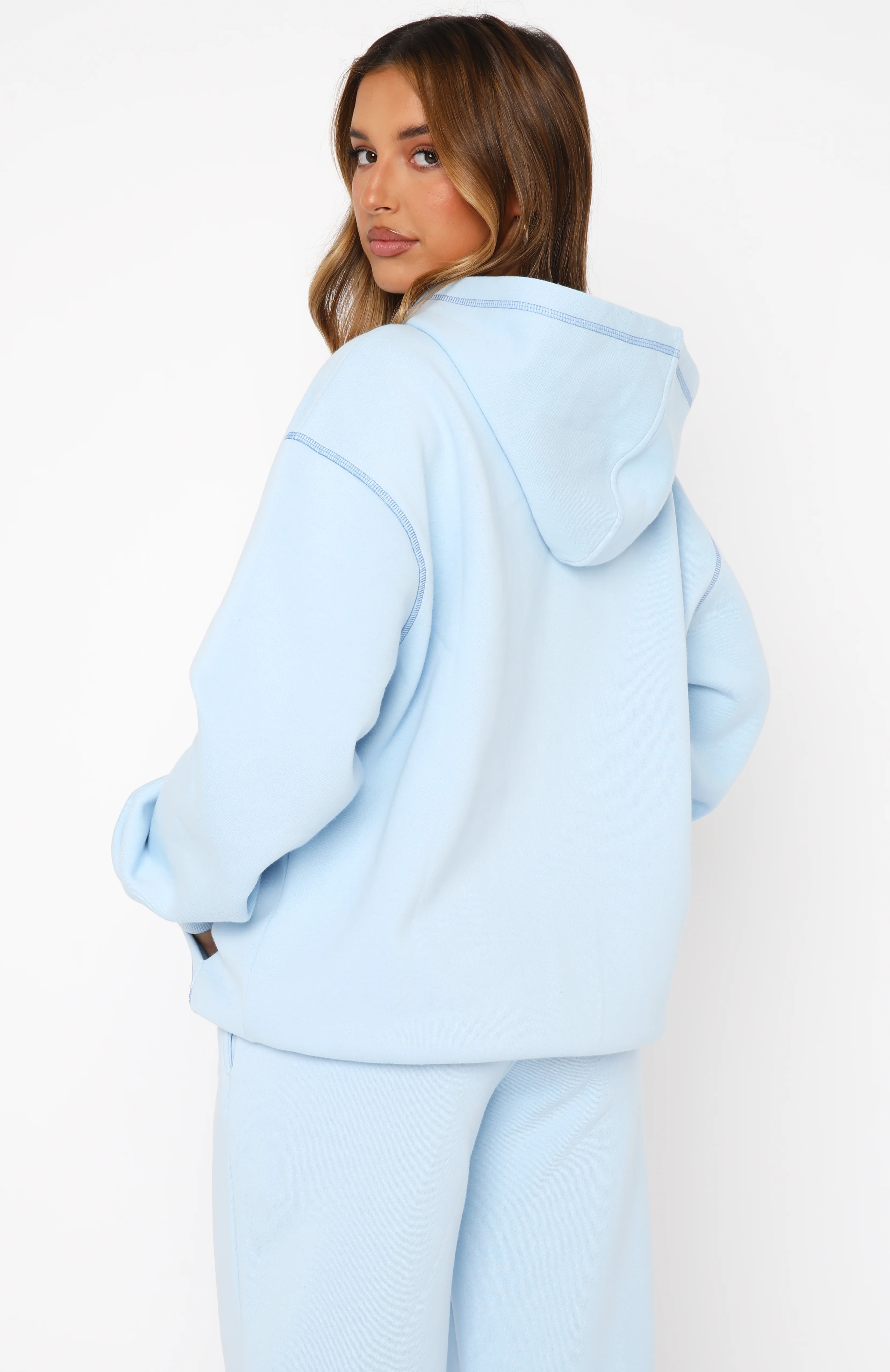 Instant Attraction Oversized Hoodie Baby Blue - Image 3