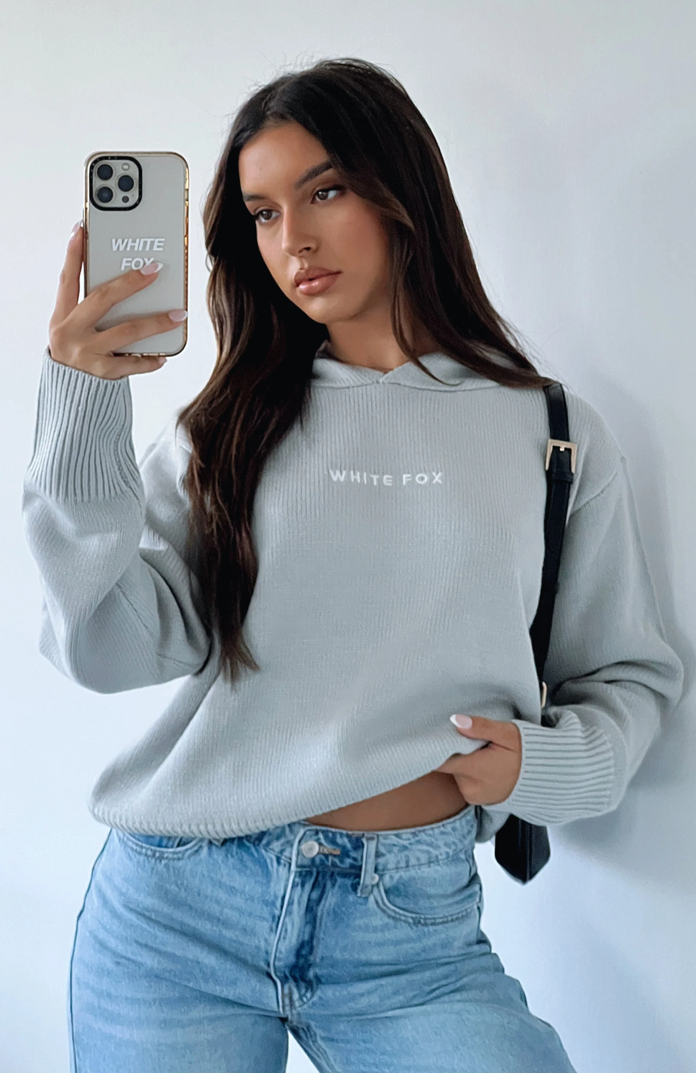 It's Cool Knit Hoodie Light Grey - Image 5