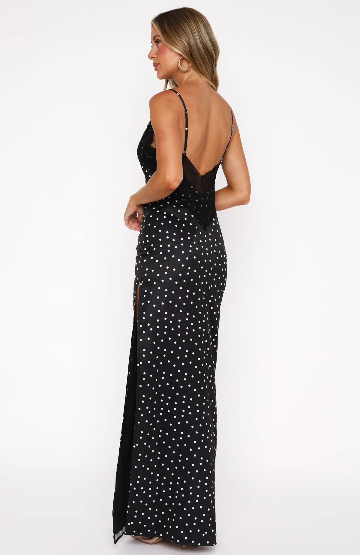 Keep Me Sweet Maxi Dress Polka Dot - Image 5