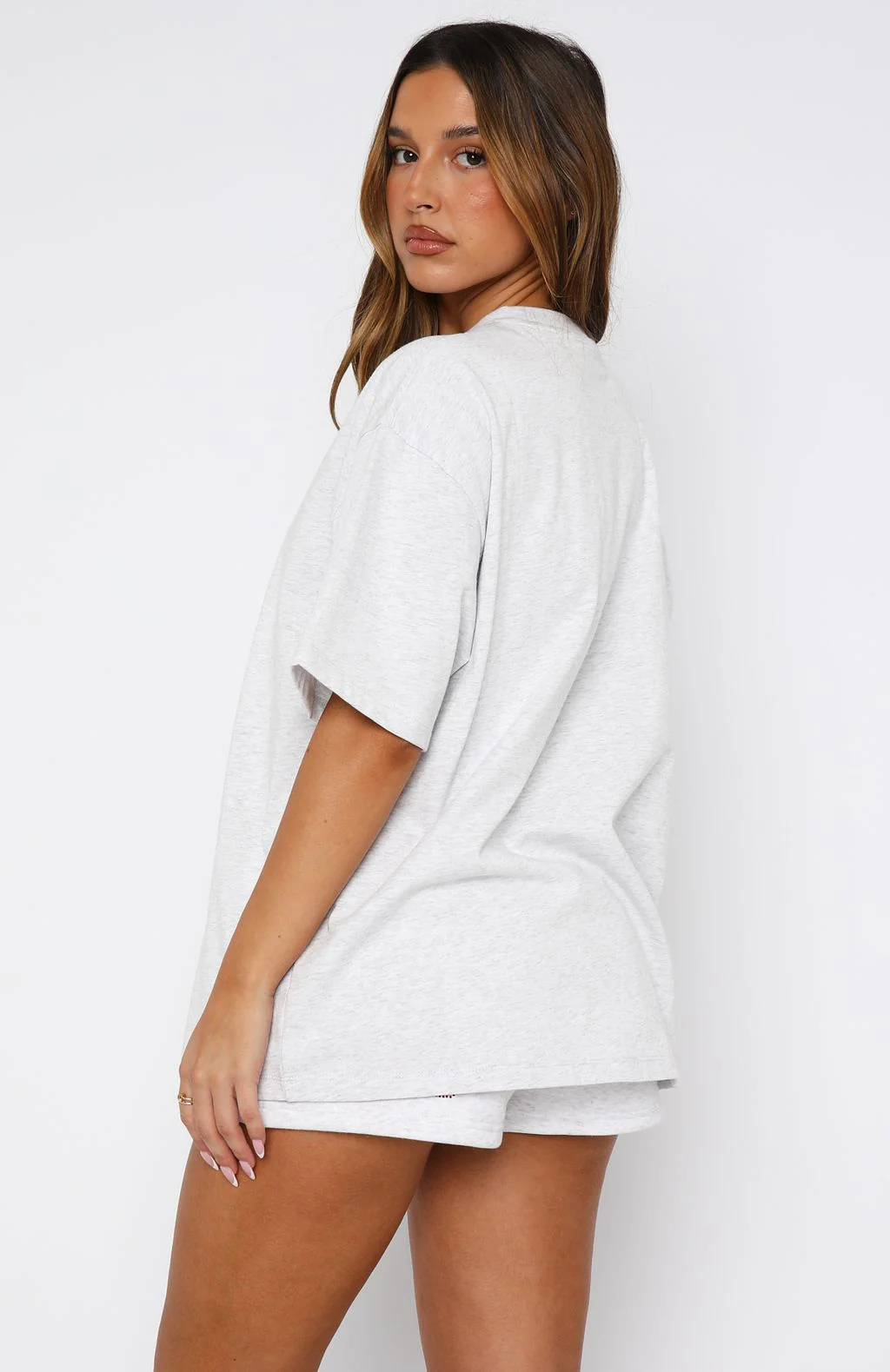 Made With Love Shorts Grey Marle - Image 4