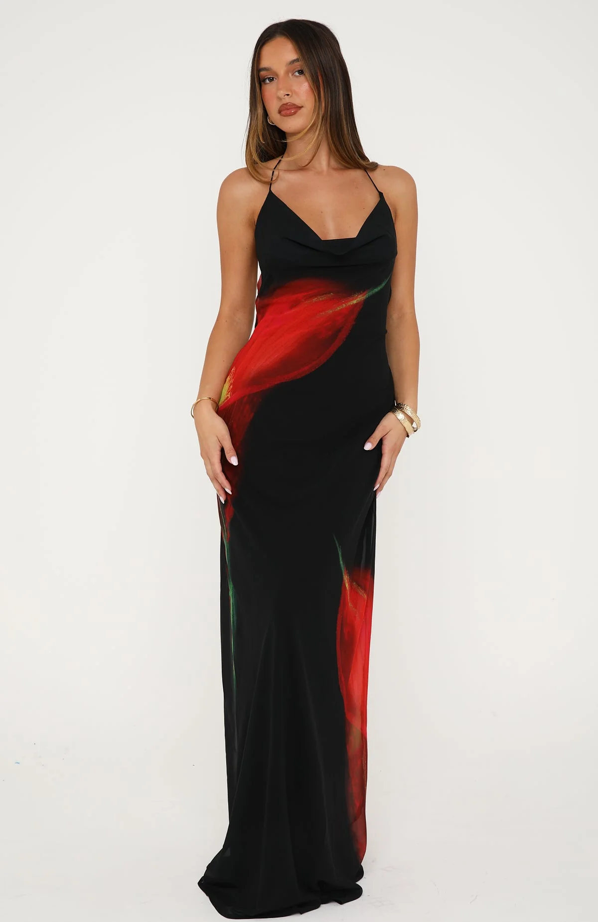 Peachy Life Maxi Dress Burning Lily - Image 3