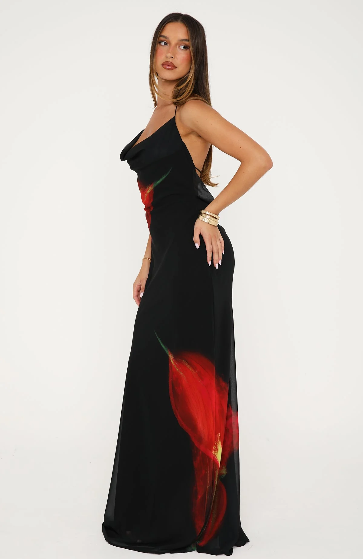 Peachy Life Maxi Dress Burning Lily - Image 4