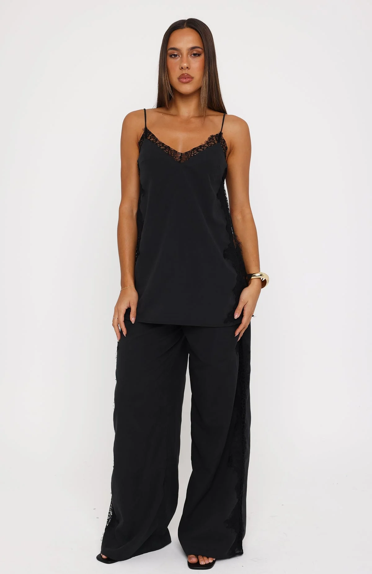 Porcelain Nights Top Black - Image 5