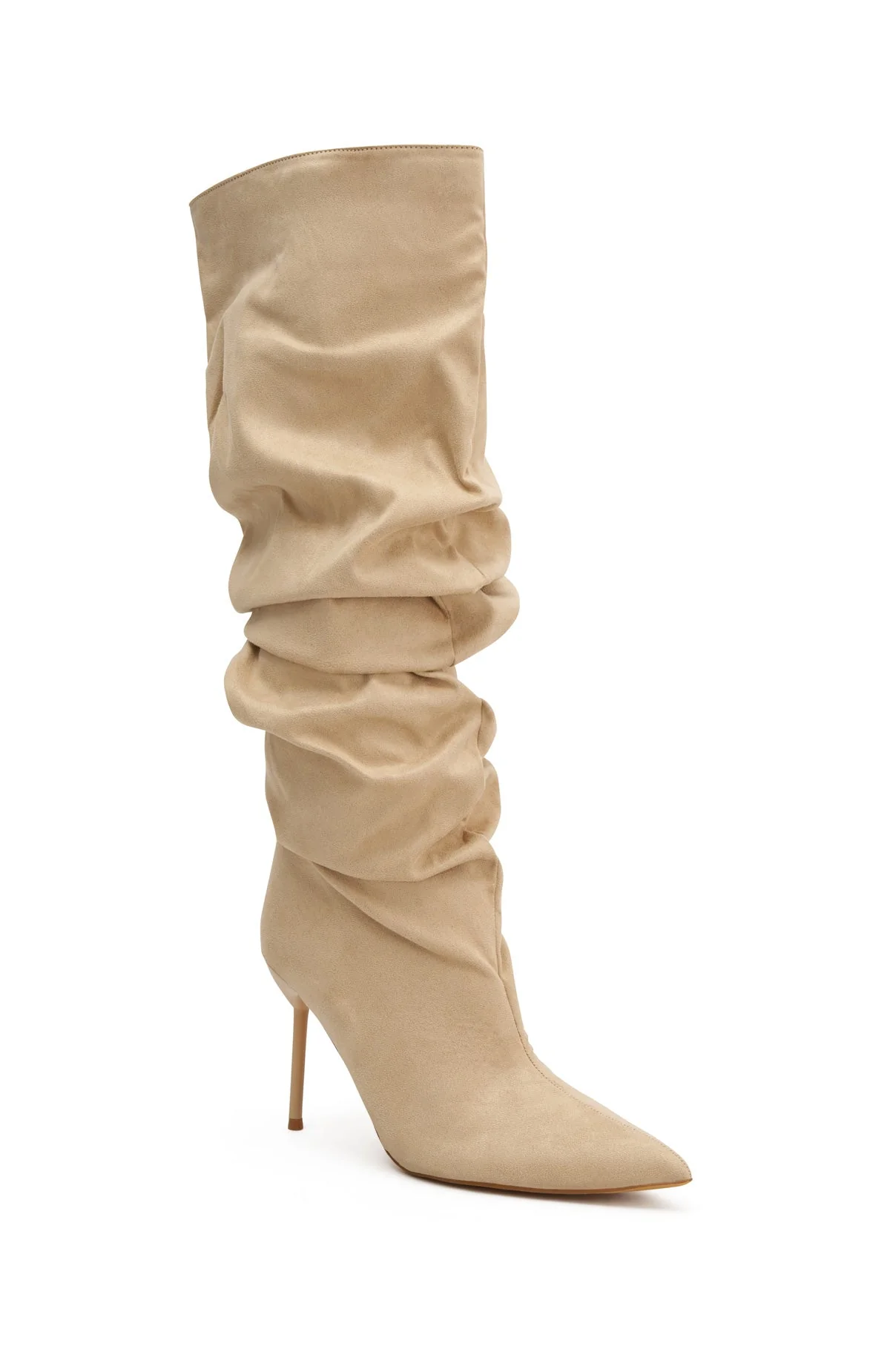 Redford Knee High Boots Sand - Image 3
