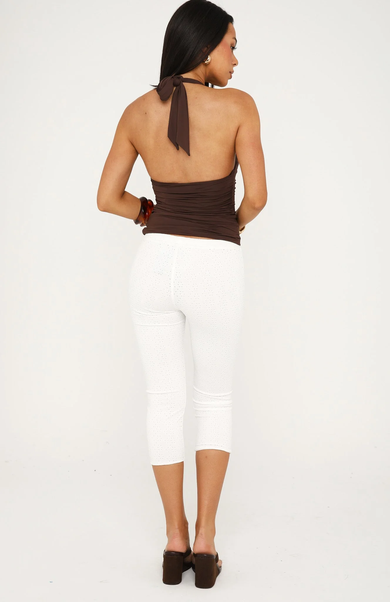 Rooftop Romance Capri Pants White - Image 4