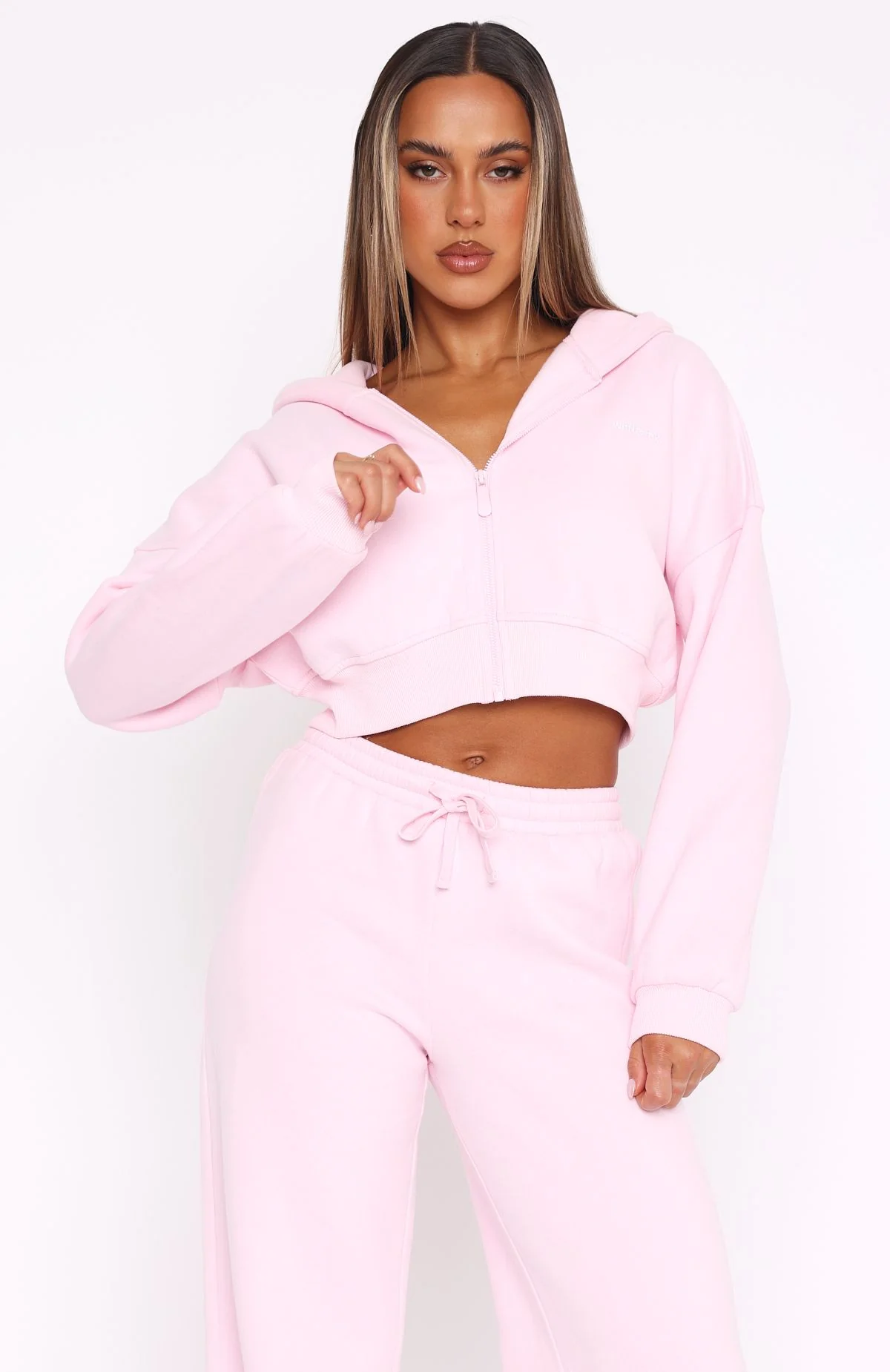 She's Effortless Cropped Hoodie Posy - Image 2