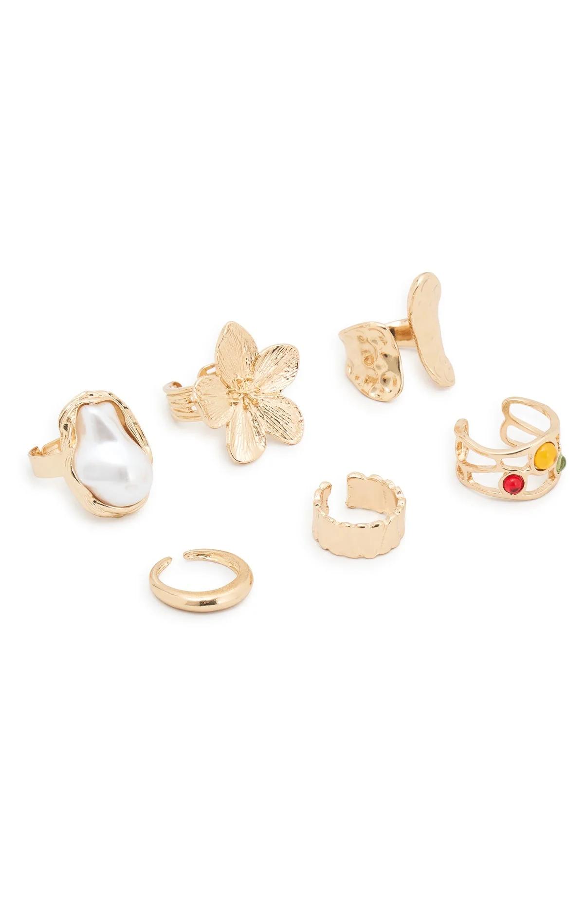 Signe Ring Set Gold - Image 5