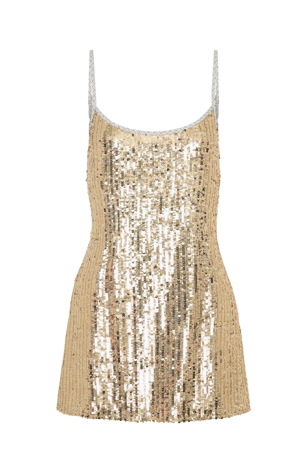 Sizzling Mirage Sequin Mini Dress Gold - Image 5