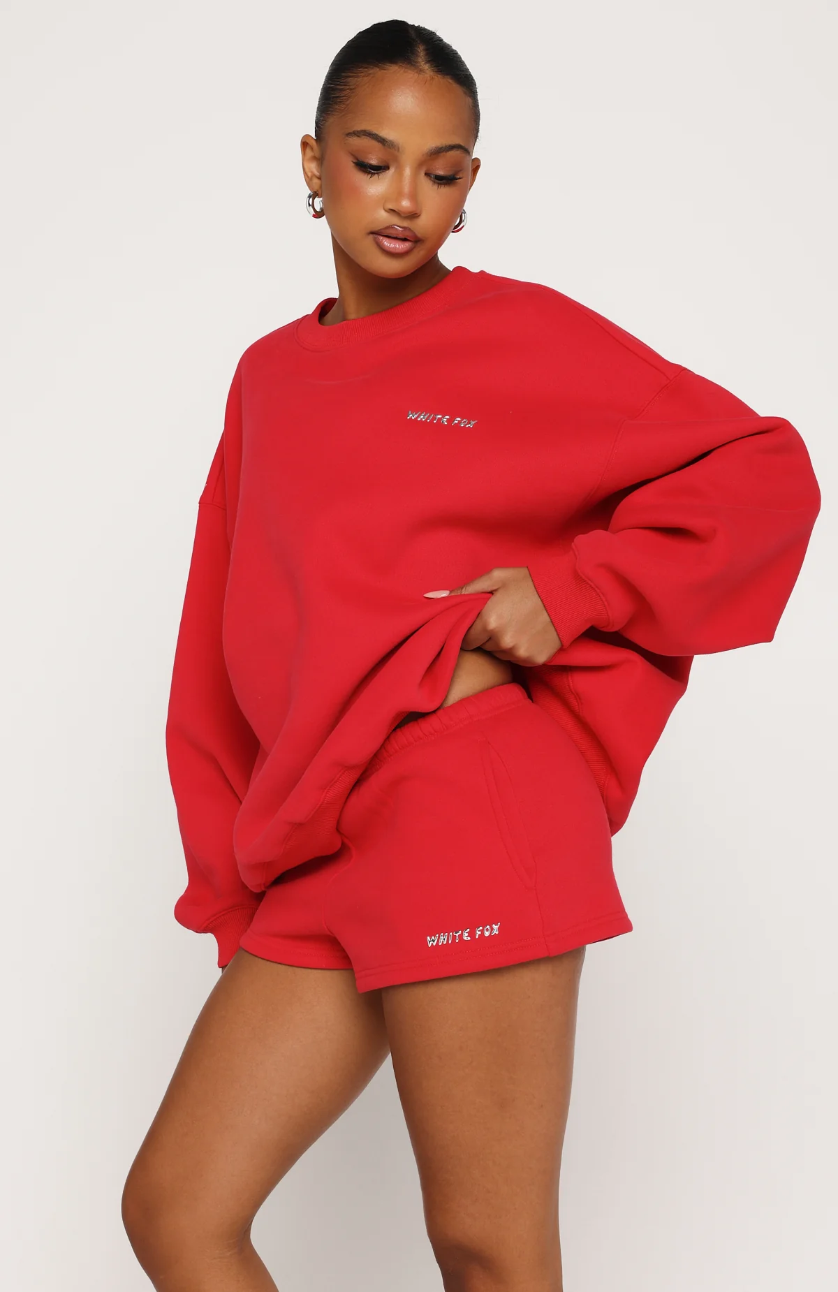 Test Drive Lounge Shorts Red - Image 3