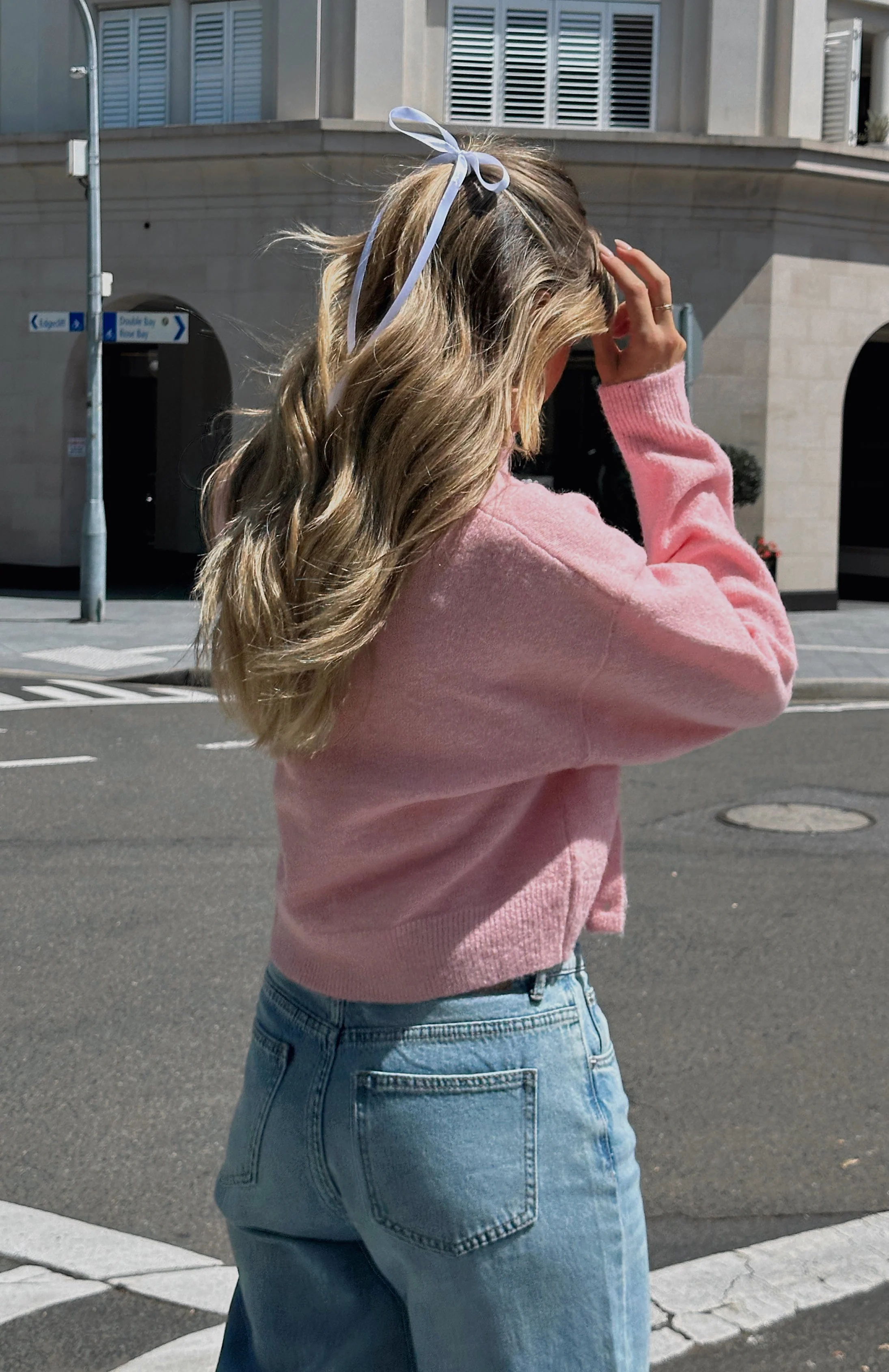 Warm Whispers Knit Cardigan Fairy Floss - Image 7